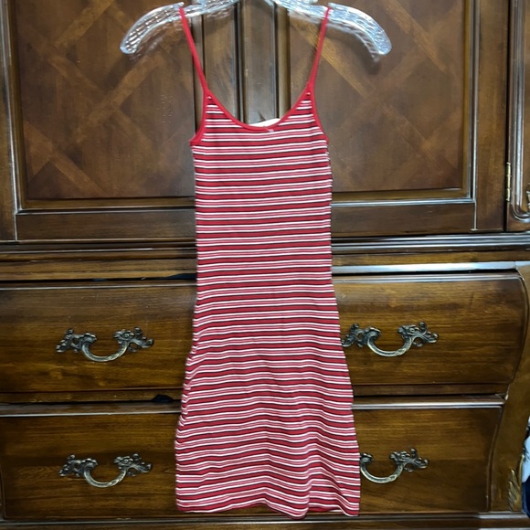 Brandy Melville Red Striped Dress - Picture 1 of 3